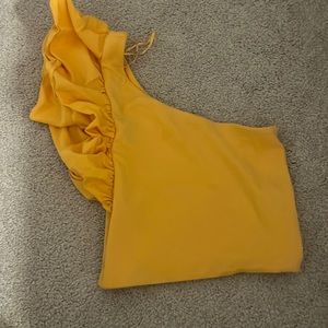 Zara orange top